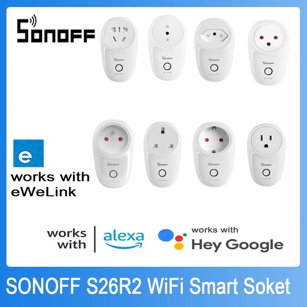 Sonoff S26R2  Ʈ ÷,  Ʈ  ġ, Ÿ̹ Ʈ   , eWeLink  ˷